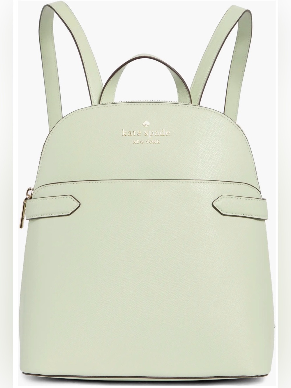 kate spade Pale Mint Saffiano Leather Dome Backpack